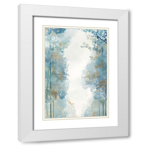 Bluegate IÂ  White Modern Wood Framed Art Print with Double Matting by Roko, Ken