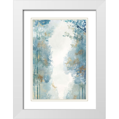 Bluegate IÂ  White Modern Wood Framed Art Print with Double Matting by Roko, Ken