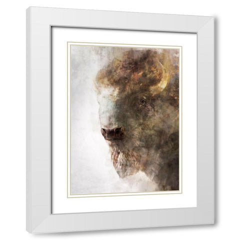 A Closeness White Modern Wood Framed Art Print with Double Matting by Roko, Ken