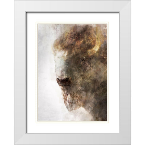 A Closeness White Modern Wood Framed Art Print with Double Matting by Roko, Ken