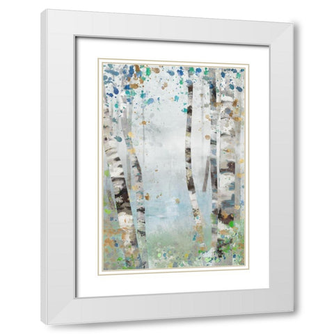 Wild Soul II White Modern Wood Framed Art Print with Double Matting by Roko, Ken