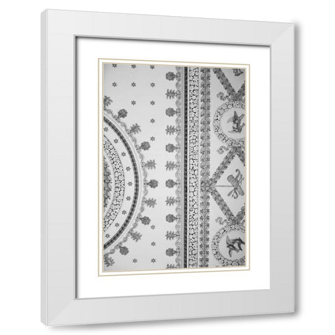 Birmingham Palace White Modern Wood Framed Art Print with Double Matting by Millet, Karyn