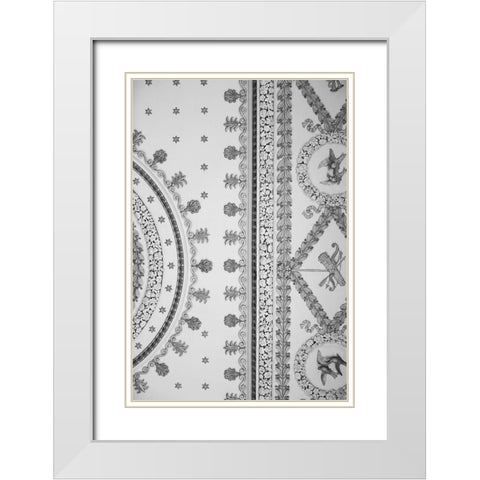 Birmingham Palace White Modern Wood Framed Art Print with Double Matting by Millet, Karyn