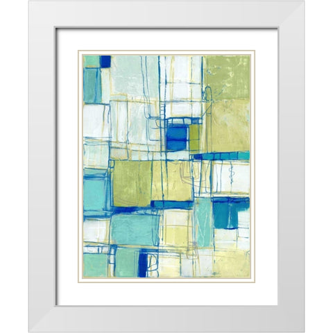 Shall We Dance White Modern Wood Framed Art Print with Double Matting by Mirabelli, Lori