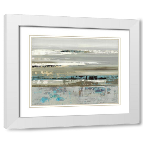 Eternal Horizon II White Modern Wood Framed Art Print with Double Matting by Mravyan, Valeria