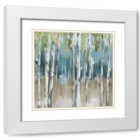 Lost Within  White Modern Wood Framed Art Print with Double Matting by Lera