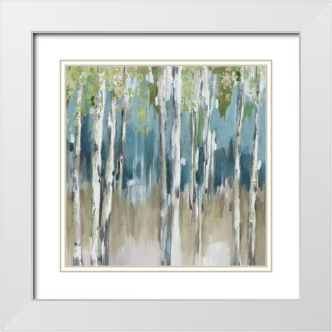 Lost Within  White Modern Wood Framed Art Print with Double Matting by Lera