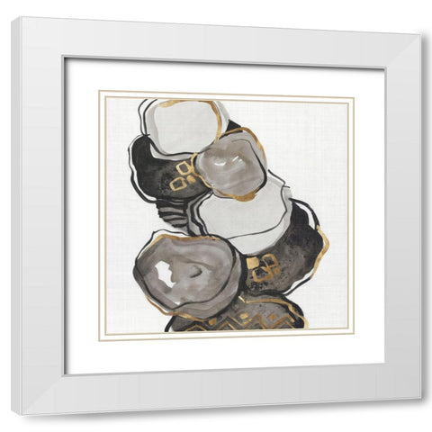 Golden Gate I  White Modern Wood Framed Art Print with Double Matting by Lera