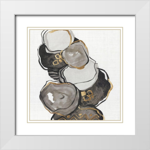 Golden Gate I  White Modern Wood Framed Art Print with Double Matting by Lera