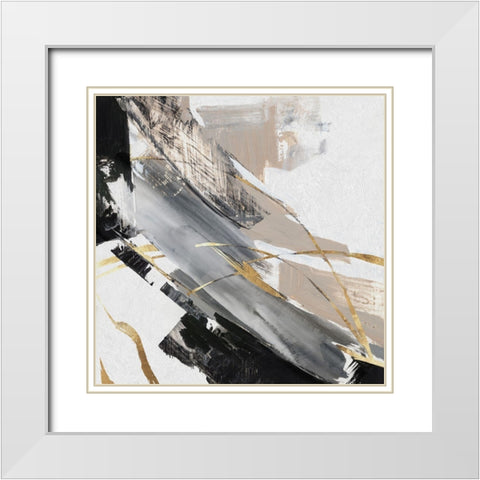 Thunder Chasing I  White Modern Wood Framed Art Print with Double Matting by Lera