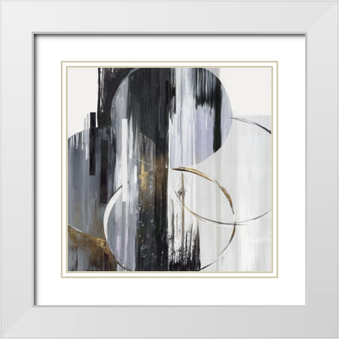 State of MindÂ  White Modern Wood Framed Art Print with Double Matting by Lera