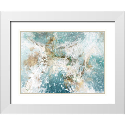 Waking Hour White Modern Wood Framed Art Print with Double Matting by Jacobs, Elle