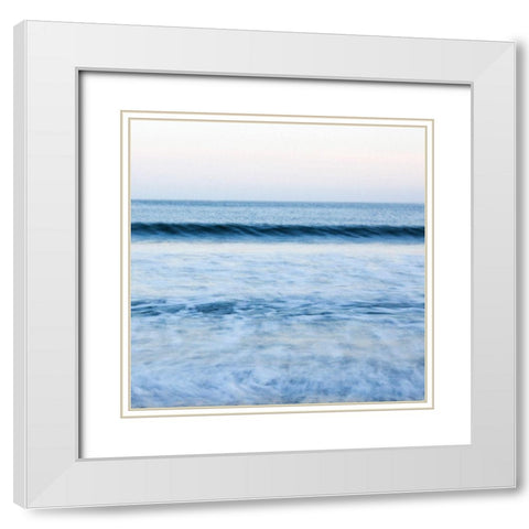 Reflections III White Modern Wood Framed Art Print with Double Matting by Mourier, Lily