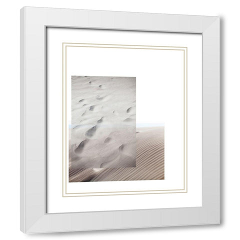 White Modern Wood Framed Art Print with Double Matting by Mourier, Lily