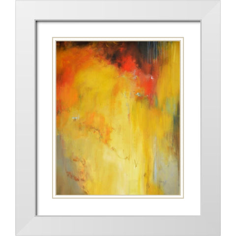 A Moment of Light White Modern Wood Framed Art Print with Double Matting by Pullman, Mark
