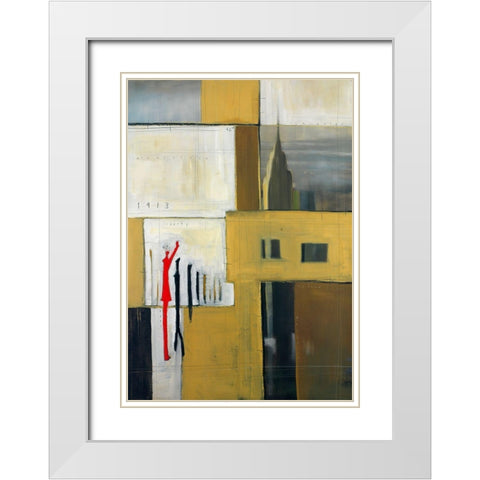 Chrystler Mann White Modern Wood Framed Art Print with Double Matting by Pulliam, Mark
