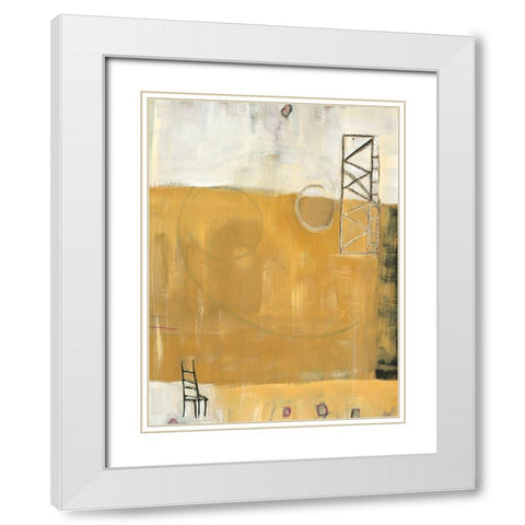 Warehouse Room A White Modern Wood Framed Art Print with Double Matting by Pulliam, Mark