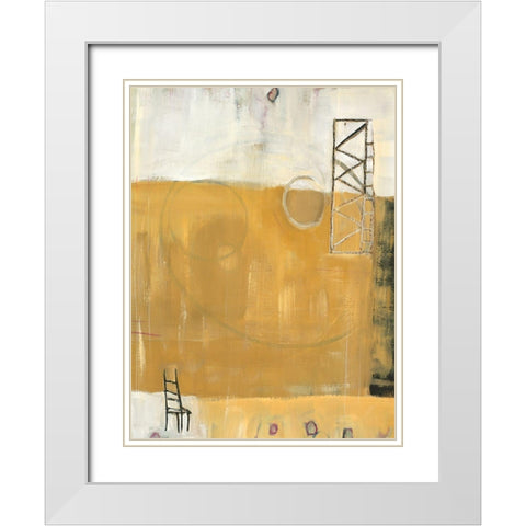 Warehouse Room A White Modern Wood Framed Art Print with Double Matting by Pulliam, Mark