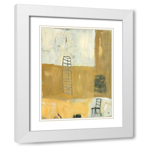 Warehouse Room B White Modern Wood Framed Art Print with Double Matting by Pulliam, Mark