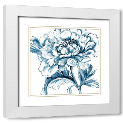 Norwegian Botanical II White Modern Wood Framed Art Print with Double Matting by Woods, Maya