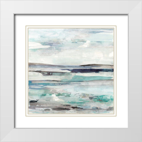 Rain Delays I White Modern Wood Framed Art Print with Double Matting by Woods, Maya