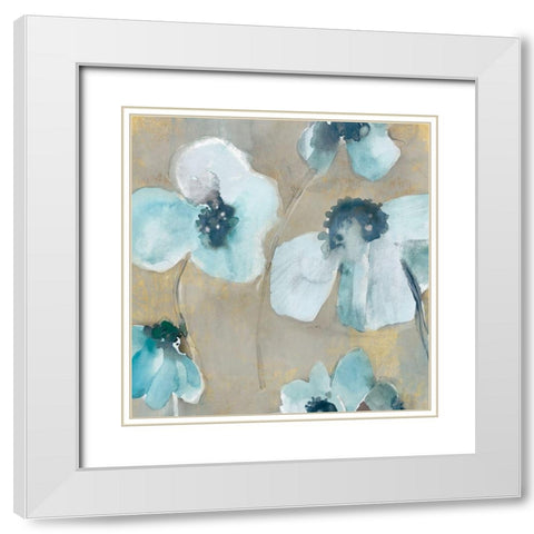 Nesting II   White Modern Wood Framed Art Print with Double Matting by Woods, Maya