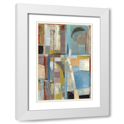 Brilliant Clouds I  White Modern Wood Framed Art Print with Double Matting by Woods, Maya