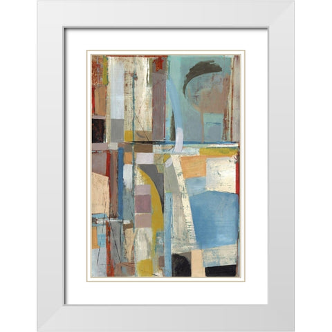 Brilliant Clouds I  White Modern Wood Framed Art Print with Double Matting by Woods, Maya