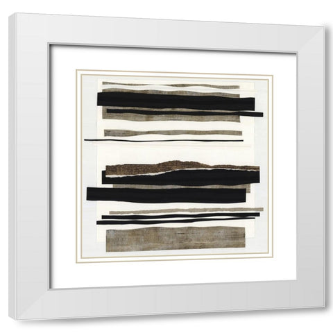 Time After Time I  White Modern Wood Framed Art Print with Double Matting by Woods, Maya