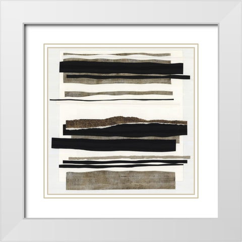 Time After Time I  White Modern Wood Framed Art Print with Double Matting by Woods, Maya