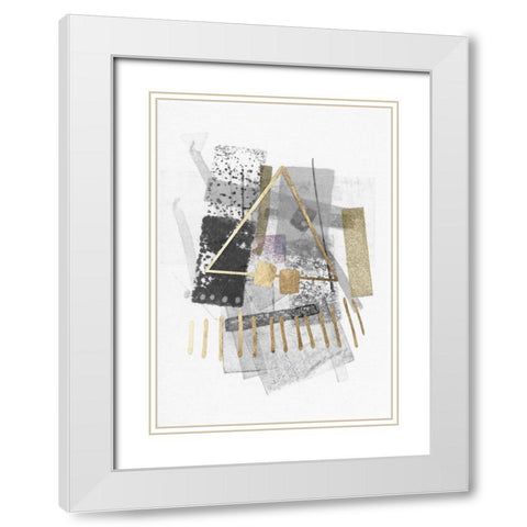 Fly City II  White Modern Wood Framed Art Print with Double Matting by Galapon, Nicki
