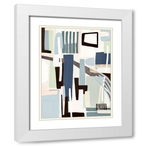 Song Of Harmony I White Modern Wood Framed Art Print with Double Matting by Galapon, Nikki