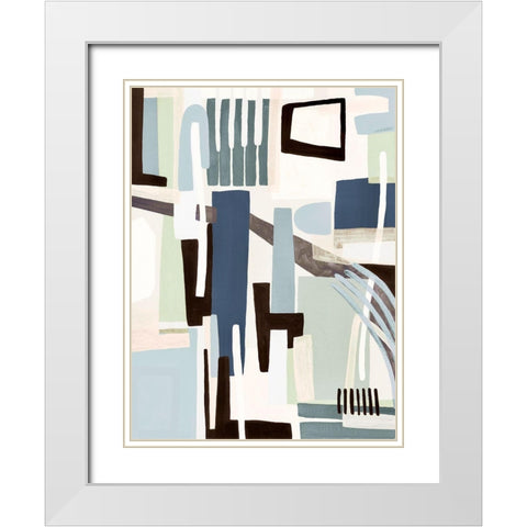 Song Of Harmony I White Modern Wood Framed Art Print with Double Matting by Galapon, Nikki