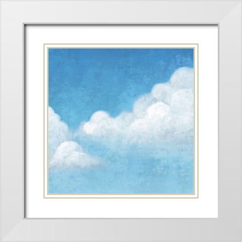 Cloudy II White Modern Wood Framed Art Print with Double Matting by Ciullini, Andrea