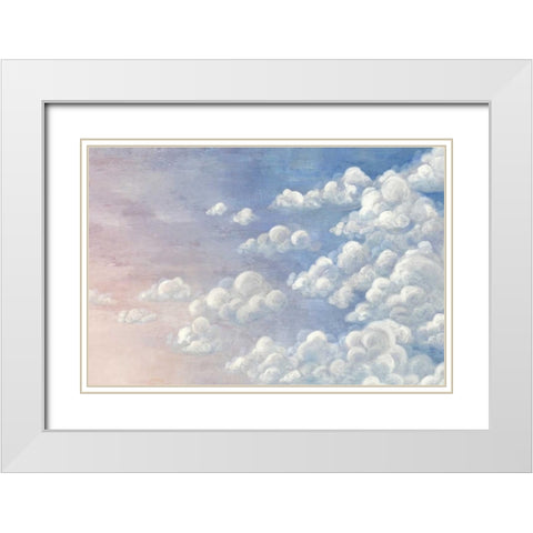 Gradient Sky I White Modern Wood Framed Art Print with Double Matting by Ciullini, Andrea