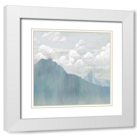 The Climb II White Modern Wood Framed Art Print with Double Matting by Ciullini, Andrea