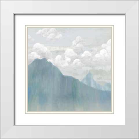 The Climb II White Modern Wood Framed Art Print with Double Matting by Ciullini, Andrea