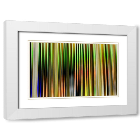 Undulate II White Modern Wood Framed Art Print with Double Matting by Nall, Skip