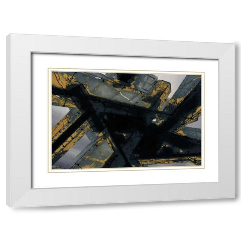 Leverage White Modern Wood Framed Art Print with Double Matting by Selfox, Norm
