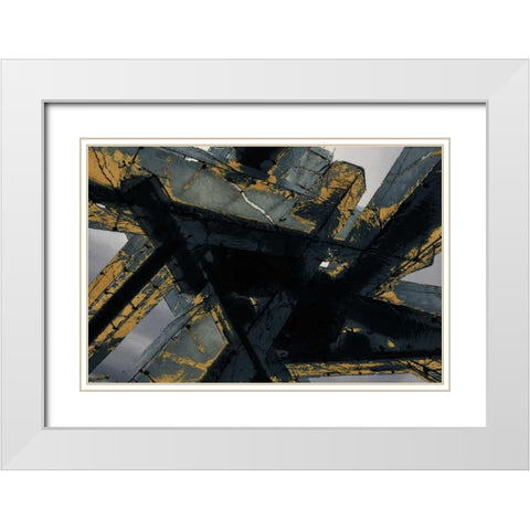Leverage White Modern Wood Framed Art Print with Double Matting by Selfox, Norm