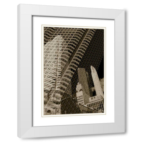 Stand Tall II White Modern Wood Framed Art Print with Double Matting by Stelfox, Norm
