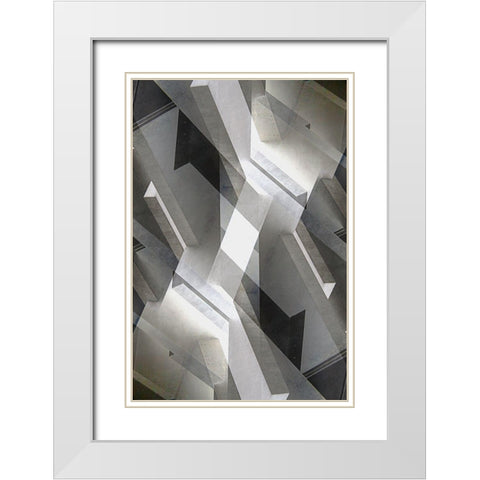 Shutter Speed I  White Modern Wood Framed Art Print with Double Matting by Stelfox, Norm