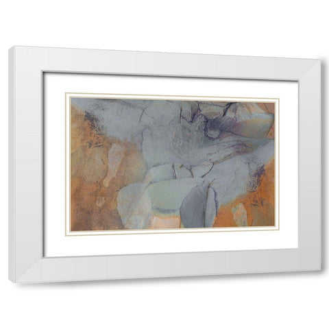 Martinique Beach II White Modern Wood Framed Art Print with Double Matting by Stelfox, Norm