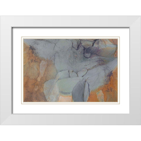 Martinique Beach II White Modern Wood Framed Art Print with Double Matting by Stelfox, Norm