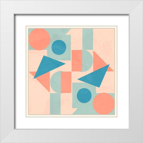 Back to the 90s III White Modern Wood Framed Art Print with Double Matting by Stelfox, Norm