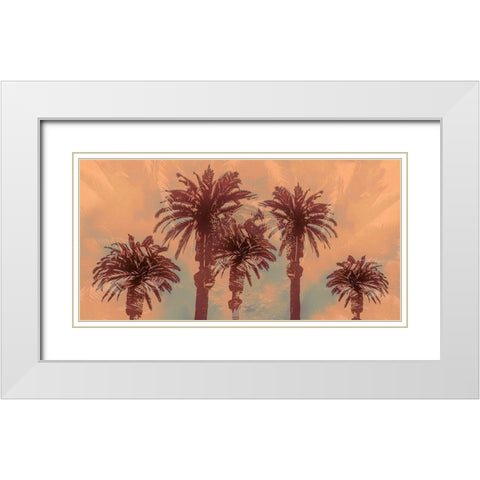 Palm Springs White Modern Wood Framed Art Print with Double Matting by Stelfox, Norm