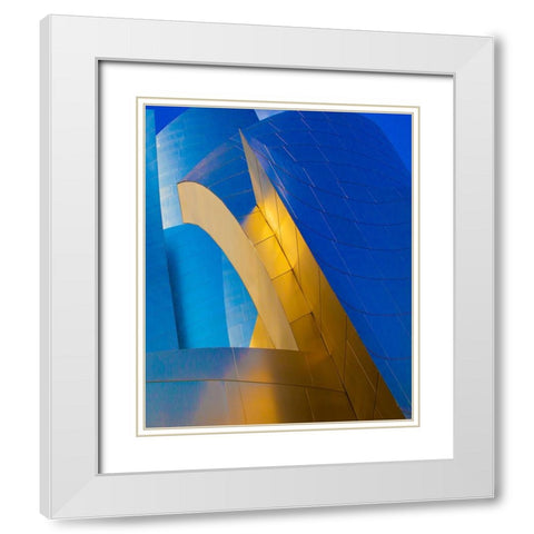 Abstracted Architecture I  White Modern Wood Framed Art Print with Double Matting by Stelfox, Norm