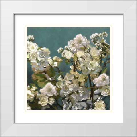 Nightshade II White Modern Wood Framed Art Print with Double Matting by Novak, Rick