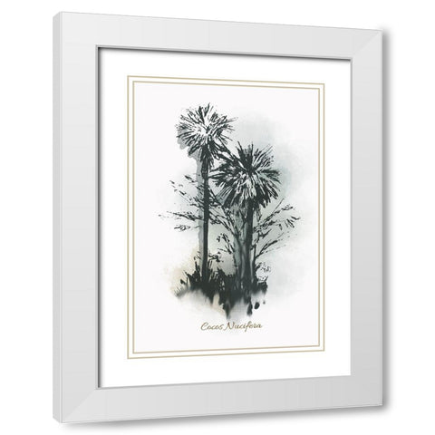 Everglades IV White Modern Wood Framed Art Print with Double Matting by Rick Novak