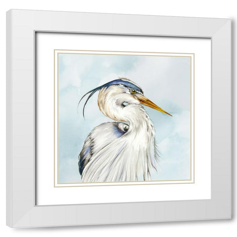 Portrait of Nature White Modern Wood Framed Art Print with Double Matting by Jones, Eli